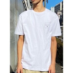 Billabong Boy's XL Graphic Logo T-Shirt White Short Sleeve Tee NEW